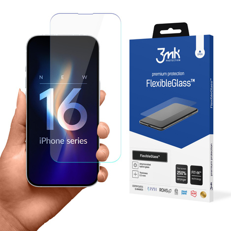 3MK FlexibleGlass iPhone 16 Szkło Hybrydowe