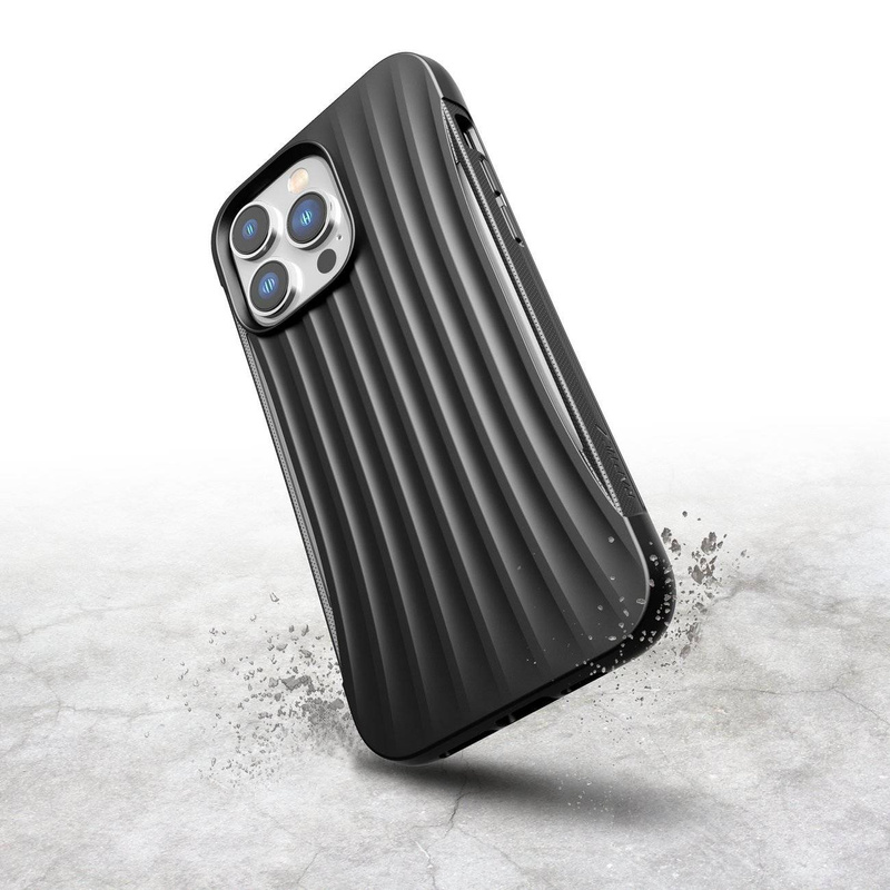 Raptic X-Doria Clutch Case iPhone 14 Pro Rückseite schwarz