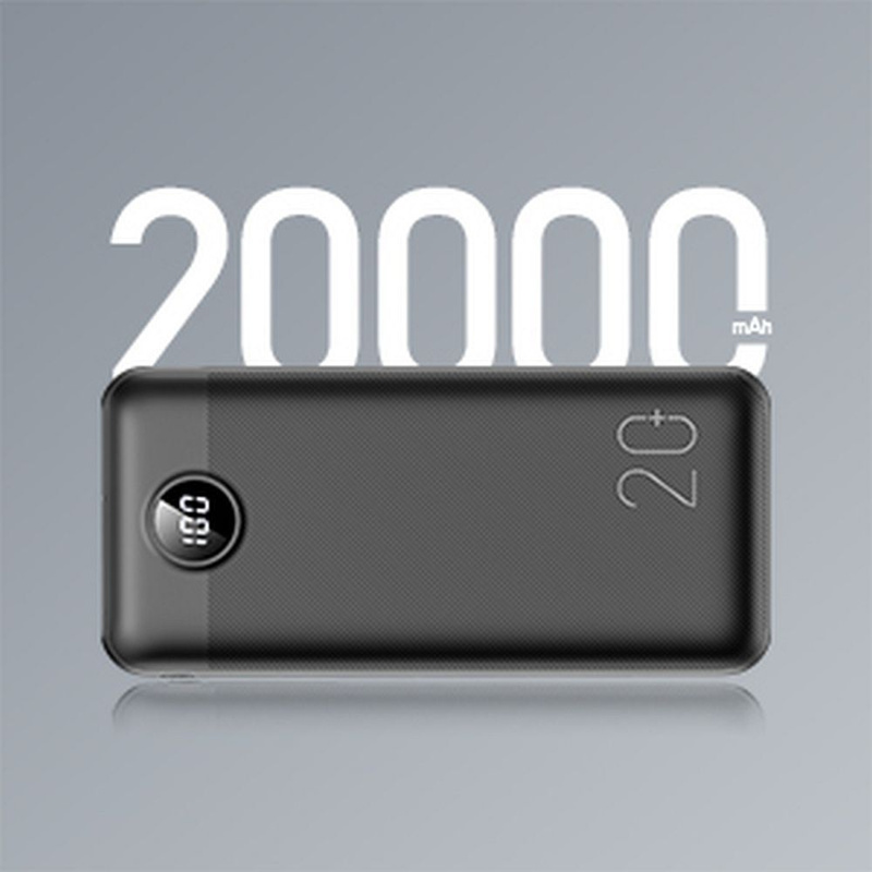 Bateria zewnętrzna (Powerbank) VEGER L20S - 20 000mAh LCD Quick Charge PD 20W biały (VP2039PD  / W2039PD )