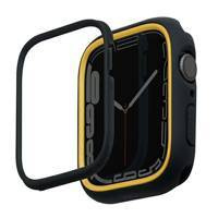 UNIQ etui Moduo Apple Watch Series 4/5/6/7/8/SE 40/41mm czarny-musztardowy/midnight-mustard