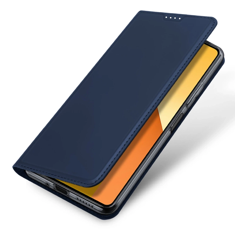 Dux Ducis Skin Pro Hülle mit Klappe und Kartensteckplatz für Xiaomi Redmi Note 13 5G – blau
