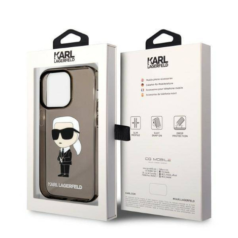 Karl Lagerfeld IML NFT Ikonik - Etui iPhone 14 Pro (czarny)