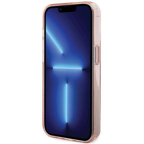 Karl Lagerfeld KLHMP15XHMRSKCP iPhone 15 Pro Max 6.7&quot; pink/pink hardcase Ring Stand Karl&amp;Choupette MagSafe