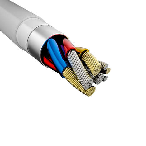 Devia adapter przejściówka Smart USB-C - USB-C (port) + USB-C (port) biały