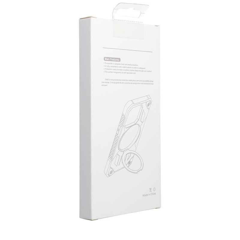 Futerał Armor Mag Cover kompatybilny z MagSafe do IPHONE 11 PRO czerwony