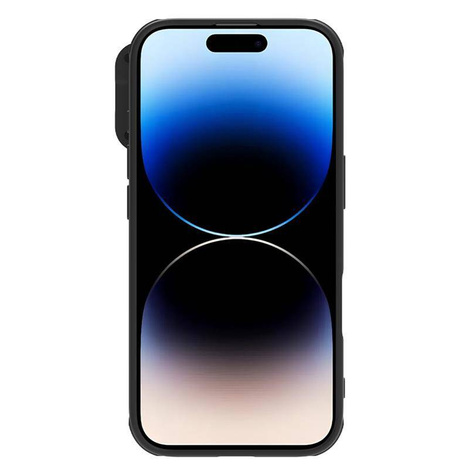 Nillkin CamShield Pro Case for iPhone 16 Pro with camera cover - black