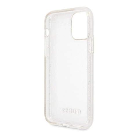 Guess Glitter Case - Etui iPhone 11 Pro (Silver)