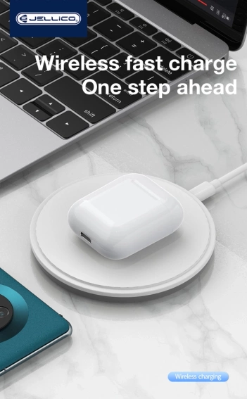 JELLICO wireless earphones AirBlue C White