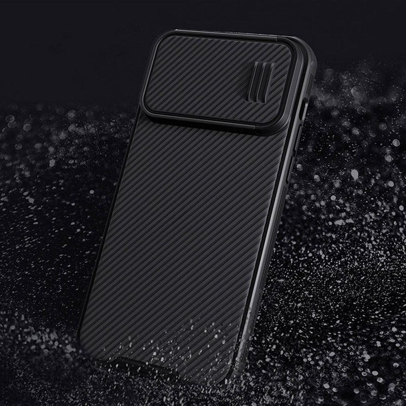 Nillkin CamShield S Case for iPhone 14 Pro Max armored cover camera cover green