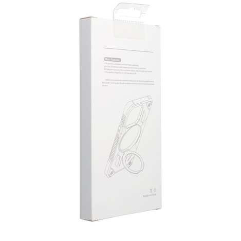 Futerał Armor Mag Cover kompatybilny z MagSafe do IPHONE 11 PRO czerwony