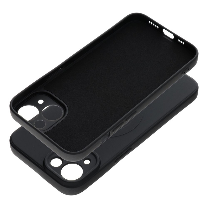 Etui do iPhone 14 czarne Magsafe + Szkło