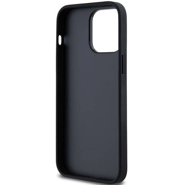 DKNY DKHCP14XPRTHSLK iPhone 14 Pro Max 6.7" czarny/black hardcase Leather Mono Stripe & Metal Logo