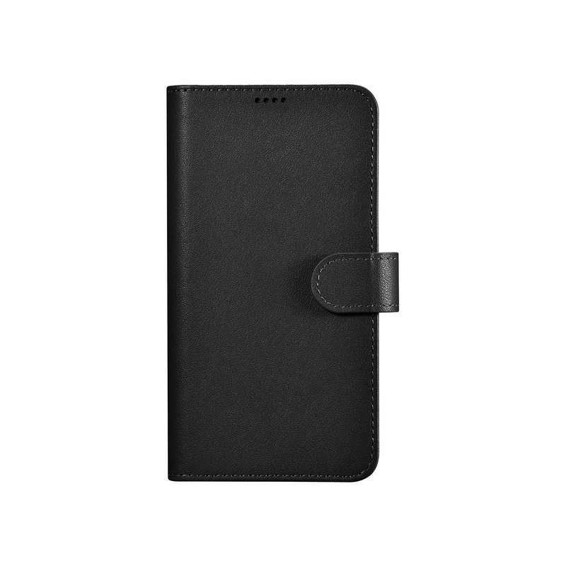 iCarer Wallet Case for Samsung Galaxy S23 leather case wallet black