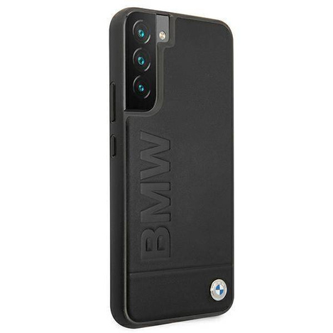 Case BMW BMHCS22MSLLBK S22 + S906 black / black hardcase Signature Logo Imprint