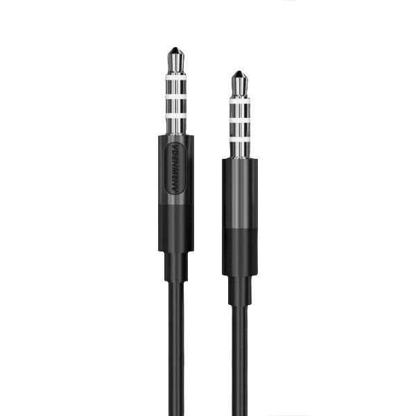 KABEL STEREO DENMEN JACK DO JACK 3,5 CALA CZARNY 2M DX02