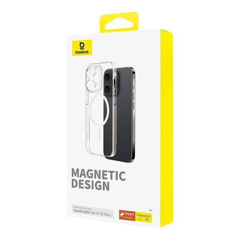 Case APPLE IPHONE 15 PLUS Baseus OS-Lucent Series MagSafe transparent