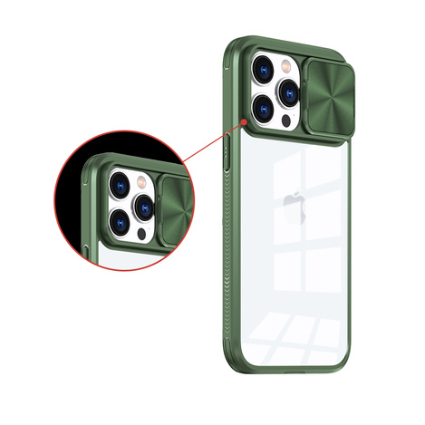 Schutzhülle IPHONE 11 PRO MX CamSlider grün