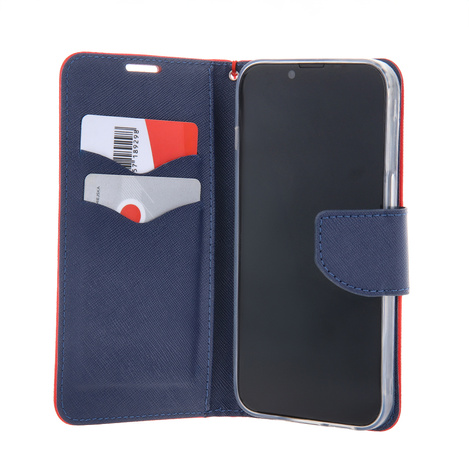 Etui Smart Fancy do iPhone 16 Pro 6,3&quot; czerwono-granatowe
