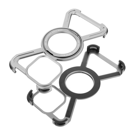 Futerał TITANIUM Escort do IPHONE 15 PRO MAX srebrny