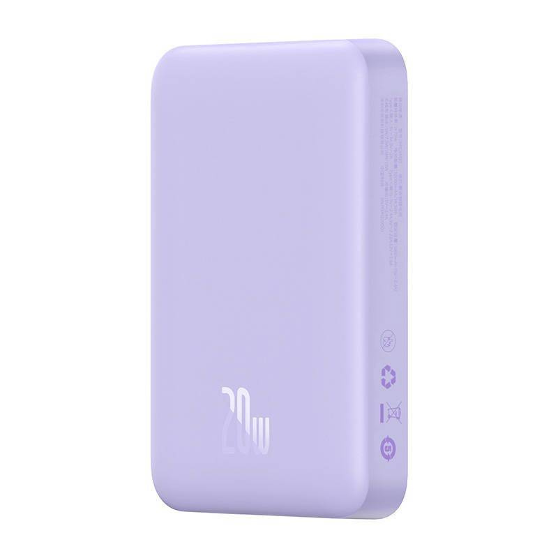 Powerbank Baseus Magnetic Mini 10000mAh 20W (fioletowy)
