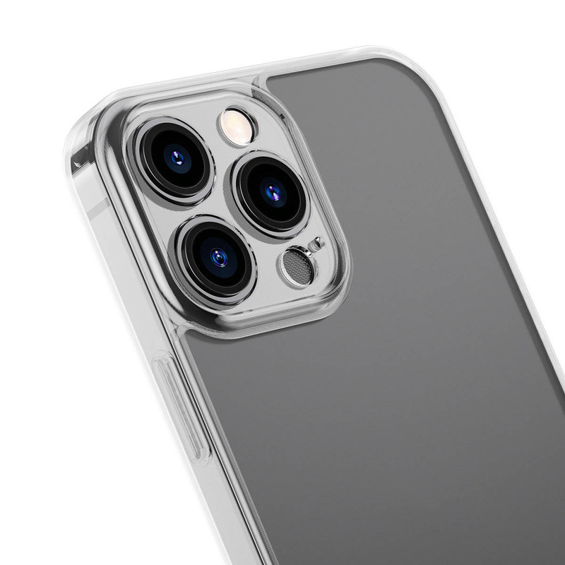 Baseus Frosted Glass Protective Case for iPhone 13 Pro Max transparent (ARWS000802)