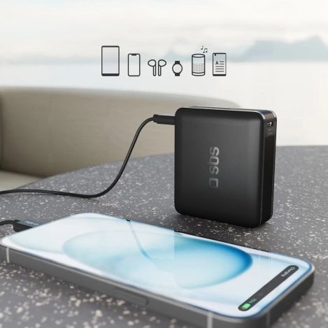 Powerbank SBS TEBB10000HDPD20K 10000 mAh z Power Delivery - czarny