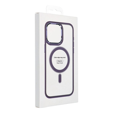 Futerał Color Edge Mag Cover kompatybilny z MagSafe do IPHONE 15 PRO fioletowy