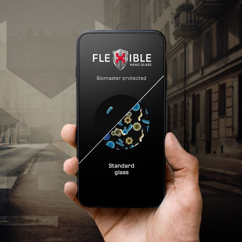 Szkło hybrydowe do iPhone 17 PRO MAX Forcell Flexible 5D czarne