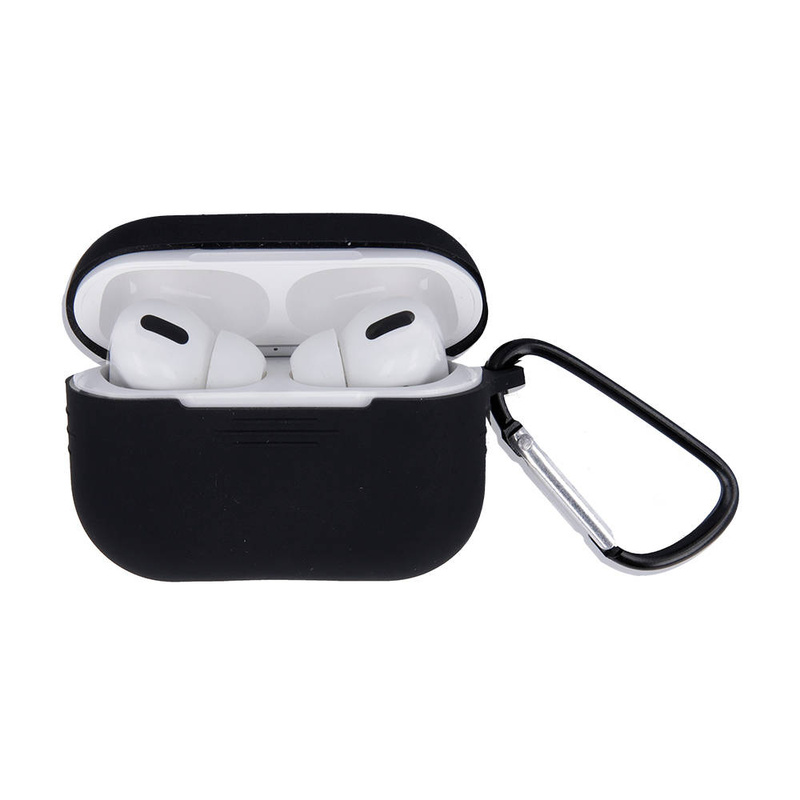 Etui do Airpods 3 czarne z haczykiem