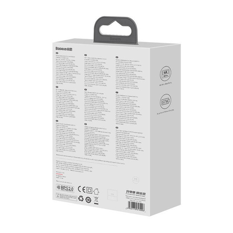 Baseus GaN5 Pro wall charger 2xUSB-C + USB + HDMI, 67W (black)