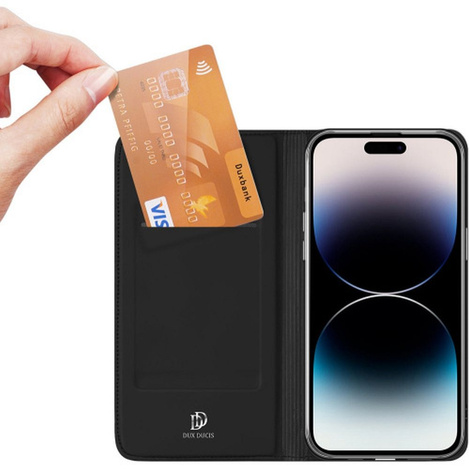 Dux Ducis Skin Pro Wallet Case für iPhone 15 Pro – Schwarz