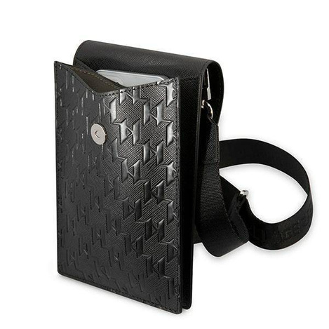 Sack Karl Lagerfeld Monogram Plate (KLWBSAMSMK) schwarz