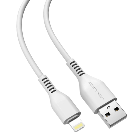 JELLICO kabel KDS-32 Lightning USB 3.1A 2M Biały