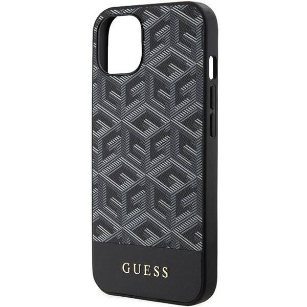 Original Case IPHONE 13 / 14 / 15 Guess Hardcase IML 4G MagSafe (GUHMP15SHGCFSEK) black