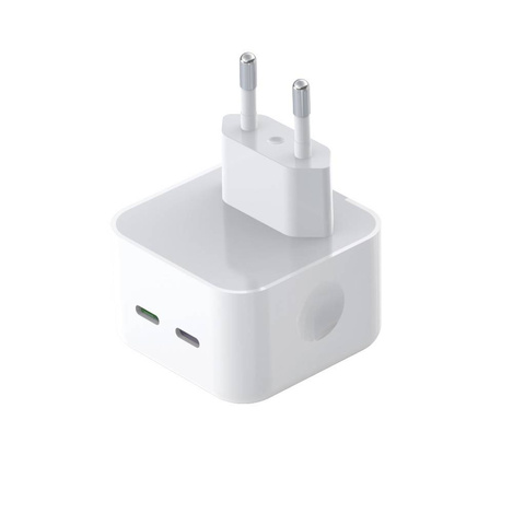 XO ładowarka sieciowa L102 PD 35W 2x USB-C biała