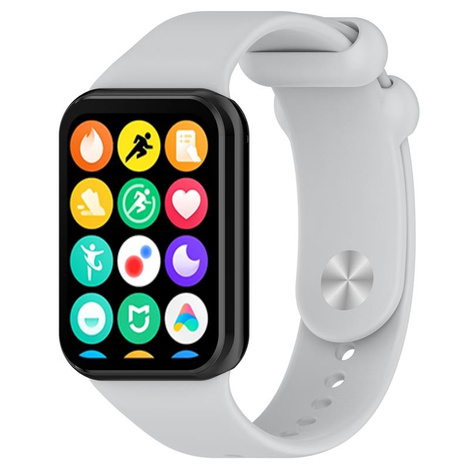 Pasek Silikonowy Mi Band 8 Pro / M8 Pro (3), GRAY / SZARY