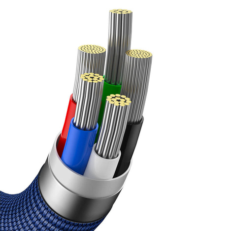 Baseus Crystal Shine Series Fast Charging Data Cable Type-C to iP 20W 1.2m Blue
