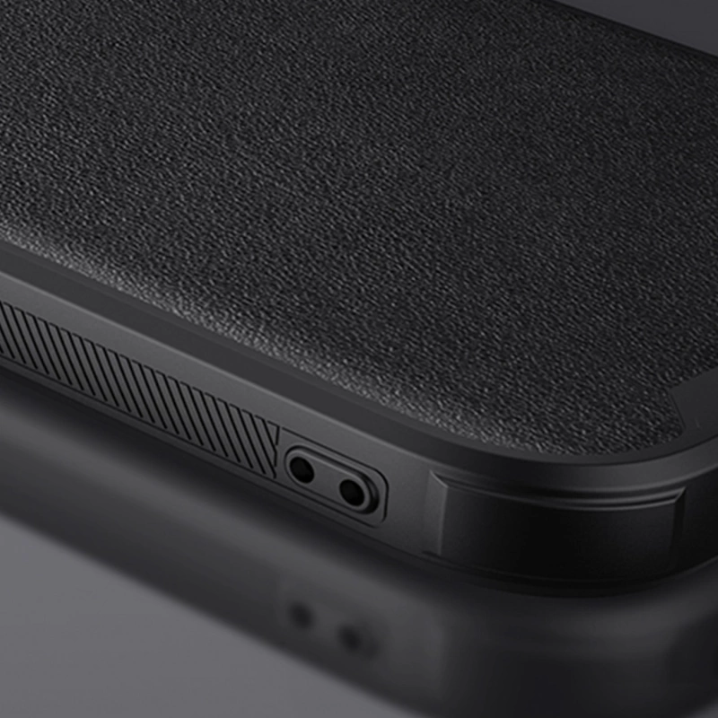 Nillkin CamShield Leather S Case iPhone 14 Plus Hülle mit Kameraabdeckung blau