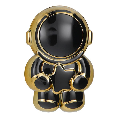 Stojak na telefon ASTRONAUTA - naklejany - czarny