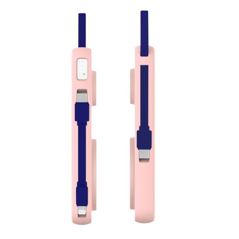 3MK Powerbank PastelUp 10,000mAh 22.5W z Magsafe + ładowanie Apple Watch różowy