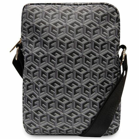 Guess Bag GUTB10HGCFSEK 10" schwarz/schwarze GCube Stripe Tablet-Tasche