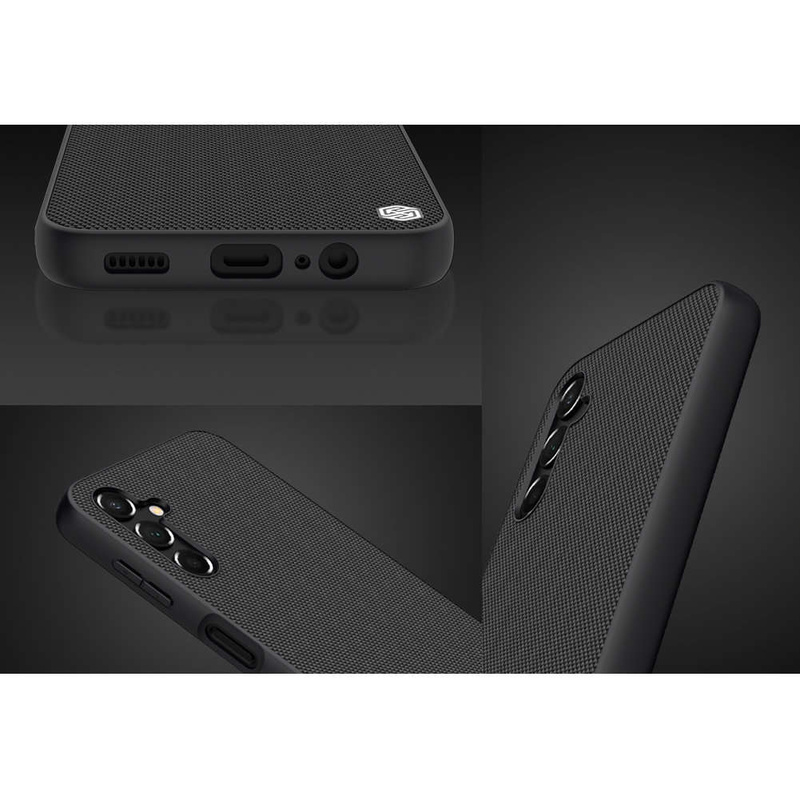 Nillkin Textured Case für Samsung Galaxy A14 5G / Galaxy A14 verstärkte Nylonhülle schwarz