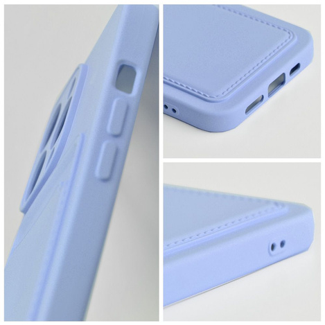 Futerał CARD CASE do SAMSUNG A14 5G / A14 4G fioletowy