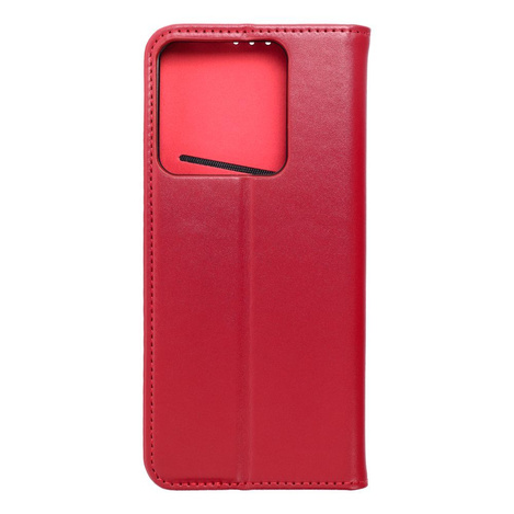 Kabura skórzana SMART PRO do XIAOMI Redmi NOTE 13 5G bordowy