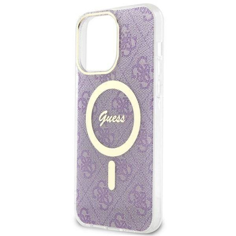 Guess GUHMP14XH4STU iPhone 14 Pro Max 6.7&quot; purple/purple hardcase 4G MagSafe