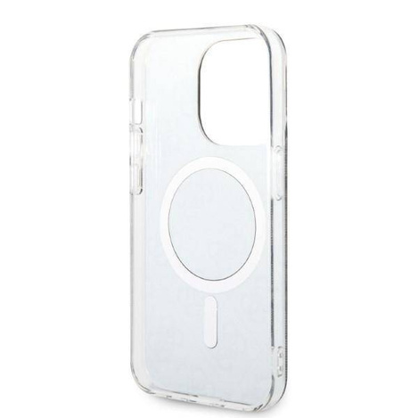 Guess Bundle Pack MagSafe 4G - Zestaw etui + ładowarka MagSafe iPhone 14 Pro (czarny/złoty)