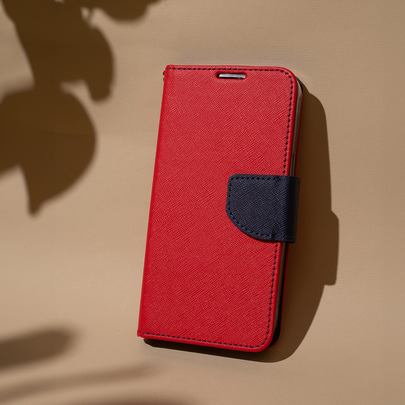 Etui Smart Fancy do iPhone 16 Pro 6,3&quot; czerwono-granatowe
