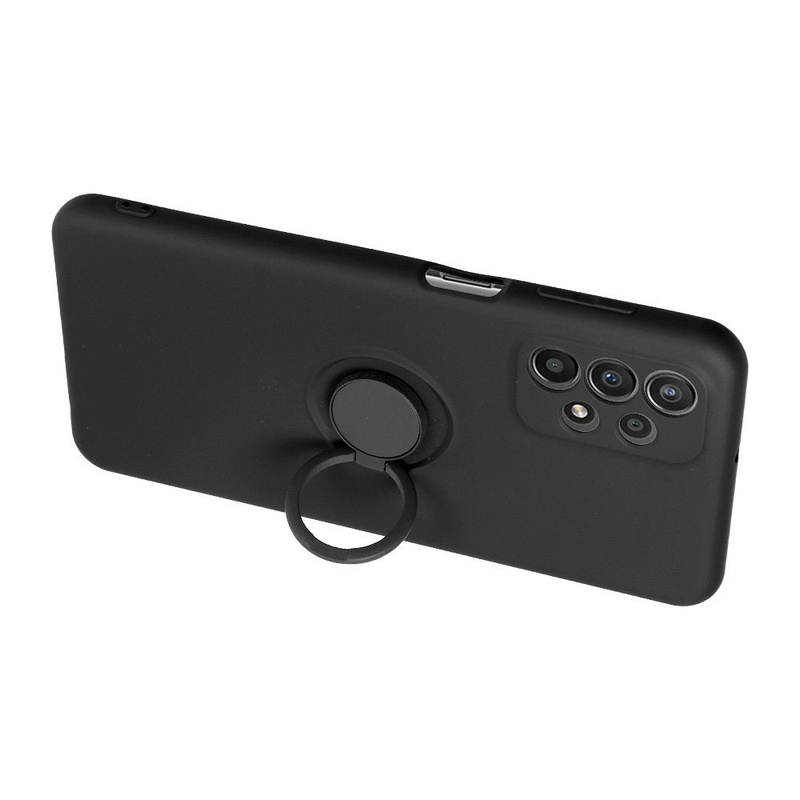 Futerał SILICONE RING do SAMSUNG A16 5G / A16 4G czarny