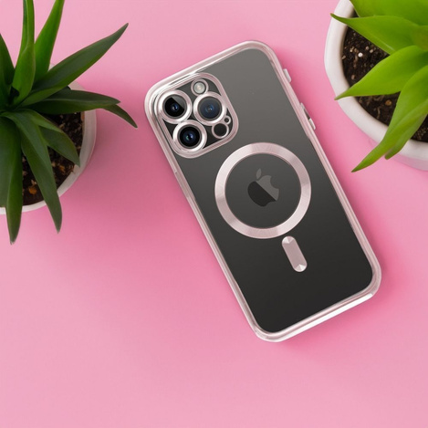 Futerał Electro Mag Cover kompatybilny z MagSafe do IPHONE 14 PRO złoty róż
