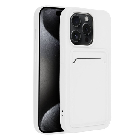 Futerał CARD CASE do IPHONE 15 PRO biały